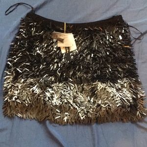 Hand made sequined skirt